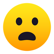 Emoji 😦 Faccina Imbronciata Con Bocca Aperta su JoyPixels 5.5.