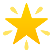 🌟 Emoji Estrela Brilhante na JoyPixels 5.5.