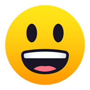 😃 Emoji Cara Sonriendo Con Ojos Grandes en JoyPixels 5.5.