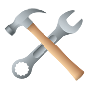 🛠️ Emoji Hammer und Schraubenschlüssel JoyPixels 5.5.