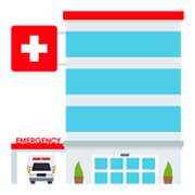 Émoji 🏥 Hôpital sur JoyPixels 5.5.