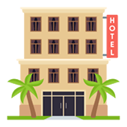 Emoji 🏨 Hotel su JoyPixels 5.5.