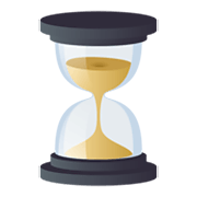 ⏳ Emoji Reloj De Arena Con Tiempo en JoyPixels 5.5.
