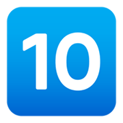Émoji 🔟 Touches : 10 sur JoyPixels 5.5.