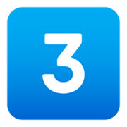 Émoji 3️⃣ Touches : 3 sur JoyPixels 5.5.