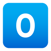 0️⃣ Emoji Tecla: 0 na JoyPixels 5.5.