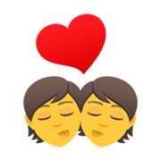 Emoji 💏 Bacio Tra Coppia su JoyPixels 5.5.