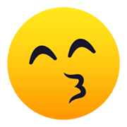 😙 Emoji Cara Besando Con Ojos Sonrientes en JoyPixels 5.5.