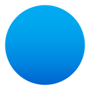 🔵 Emoji Círculo Azul Grande en JoyPixels 5.5.