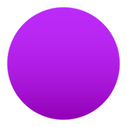 Émoji 🟣 Disque Violet sur JoyPixels 5.5.