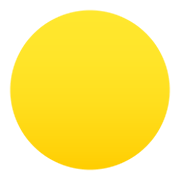 🟡 Emoji Círculo Amarillo en JoyPixels 5.5.