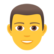 Emoji 👨 Uomo su JoyPixels 5.5.