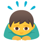🙇‍♂️ Emoji Hombre Haciendo Una Reverencia en JoyPixels 5.5.
