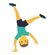 🤸‍♂️ Emoji Hombre Haciendo Una Voltereta Lateral en JoyPixels 5.5.