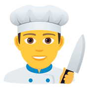 Émoji 👨‍🍳 Cuisinier sur JoyPixels 5.5.
