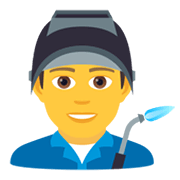 👨‍🏭 Emoji Fabrikarbeiter JoyPixels 5.5.