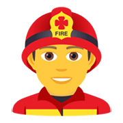 👨‍🚒 Emoji Feuerwehrmann JoyPixels 5.5.