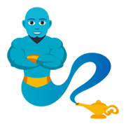 Emoji 🧞‍♂️ Genio Uomo su JoyPixels 5.5.