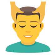 💆‍♂️ Emoji Homem Recebendo Massagem Facial na JoyPixels 5.5.