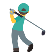 Emoji 🏌️‍♂️ Golfista Uomo su JoyPixels 5.5.