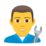 👨‍🔧 Emoji Mechaniker JoyPixels 5.5.