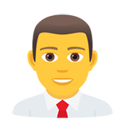👨‍💼 Emoji Funcionário De Escritório na JoyPixels 5.5.