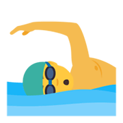 Emoji 🏊‍♂️ Nuotatore su JoyPixels 5.5.