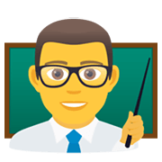 👨‍🏫 Emoji Profesor en JoyPixels 5.5.
