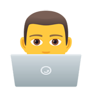 👨‍💻 Emoji Tecnólogo en JoyPixels 5.5.