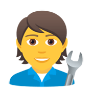 🧑‍🔧 Emoji Mecânico Trabalhando na JoyPixels 5.5.