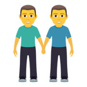 Emoji 👬 Due Uomini Che Si Tengono Per Mano su JoyPixels 5.5.
