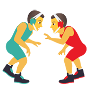 🤼‍♂️ Emoji Hombres Luchando en JoyPixels 5.5.