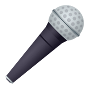 Emoji 🎤 Microfono su JoyPixels 5.5.