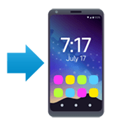 📲 Emoji Mobiltelefon mit Pfeil JoyPixels 5.5.
