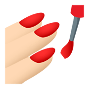 Emoji 💅🏻 Smalto Per Unghie: Carnagione Chiara su JoyPixels 5.5.