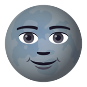 🌚 Emoji Neumond mit Gesicht JoyPixels 5.5.