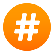 Emoji #️ Segno della griglia su JoyPixels 5.5.