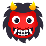 👹 Emoji Demonio Japonés Oni en JoyPixels 5.5.