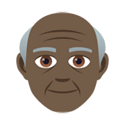 👴🏿 Emoji Homem Idoso: Pele Escura na JoyPixels 5.5.