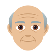 👴🏼 Emoji Anciano: Tono De Piel Claro Medio en JoyPixels 5.5.