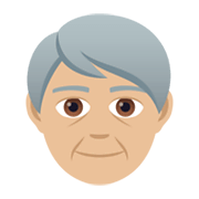 Émoji 🧓🏼 Personne âgée : Peau Moyennement Claire sur JoyPixels 5.5.