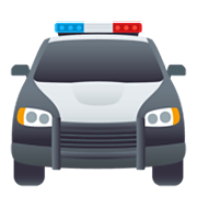 🚔 Emoji Viatura Policial Se Aproximando na JoyPixels 5.5.