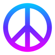 ☮️ Emoji Friedenszeichen JoyPixels 5.5.