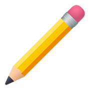 ✏️ Emoji Bleistift JoyPixels 5.5.