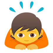 🙇 Emoji sich verbeugende Person JoyPixels 5.5.