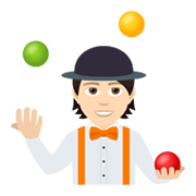 🤹🏻 Emoji Malabarista: Pele Clara na JoyPixels 5.5.