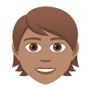 🧑🏽 Emoji Erwachsener: mittlere Hautfarbe JoyPixels 5.5.