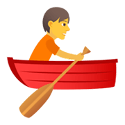 Emoji 🚣 Persona In Barca A Remi su JoyPixels 5.5.