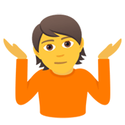 🤷 Emoji schulterzuckende Person JoyPixels 5.5.