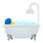 Emoji 🛀 Persona Che Fa Il Bagno su JoyPixels 5.5.